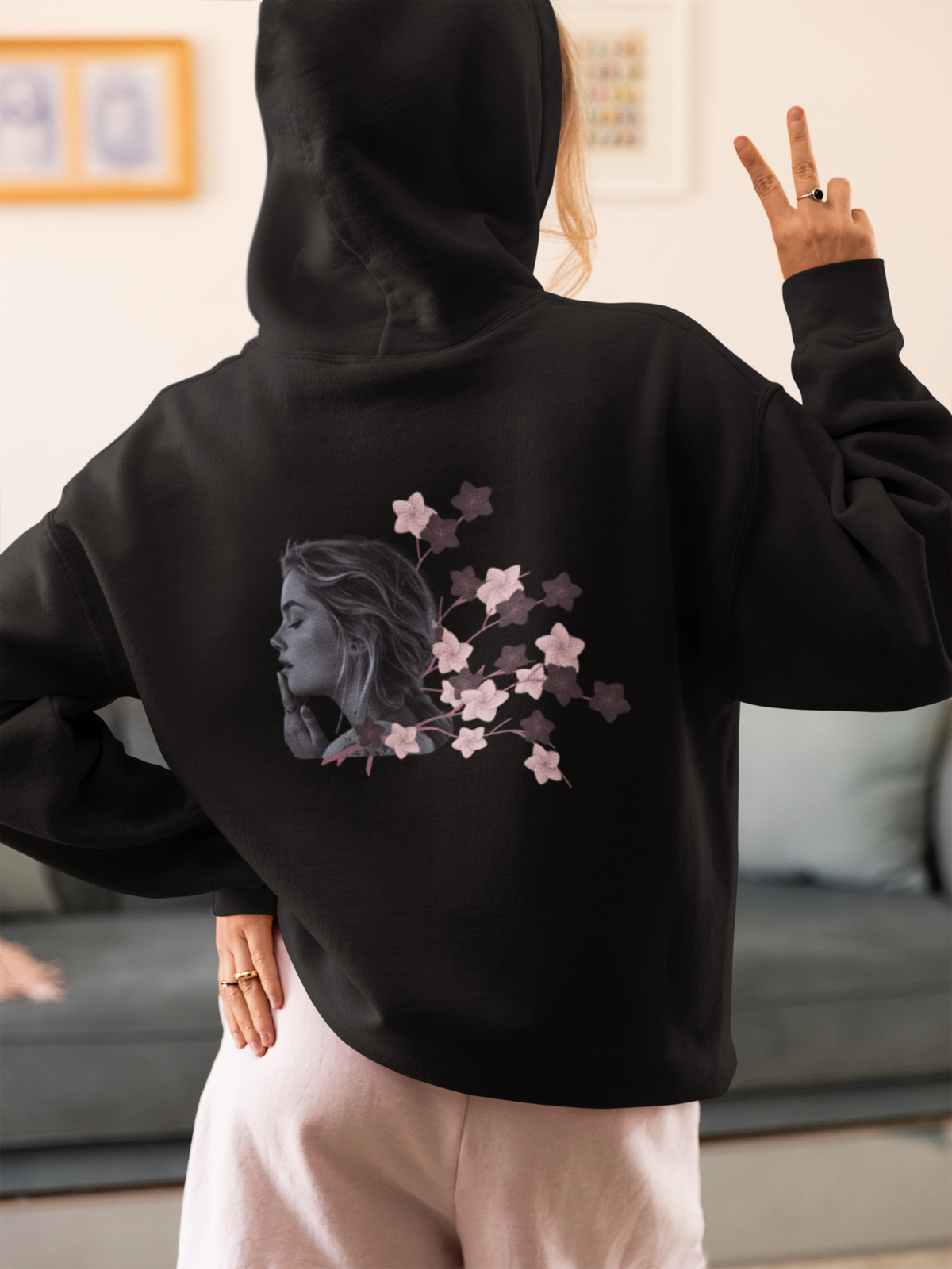 Petal Rest, Quiet Hoodie