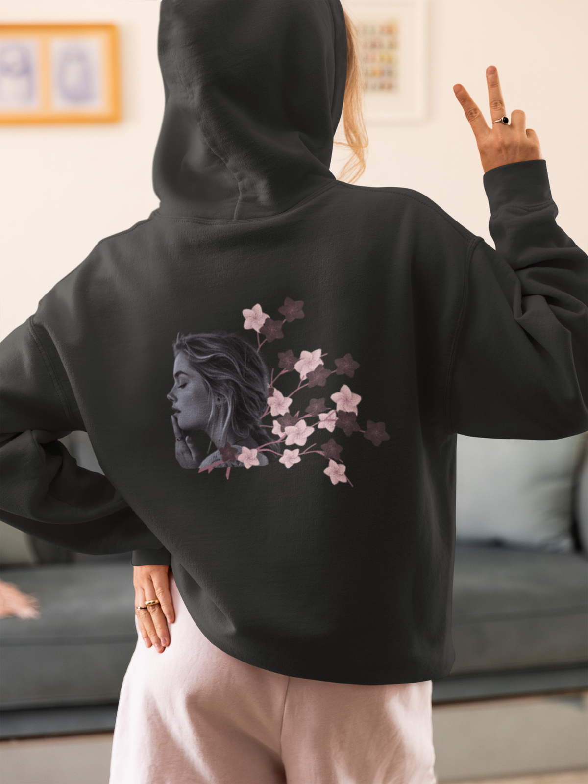 Petal Rest, Quiet Hoodie