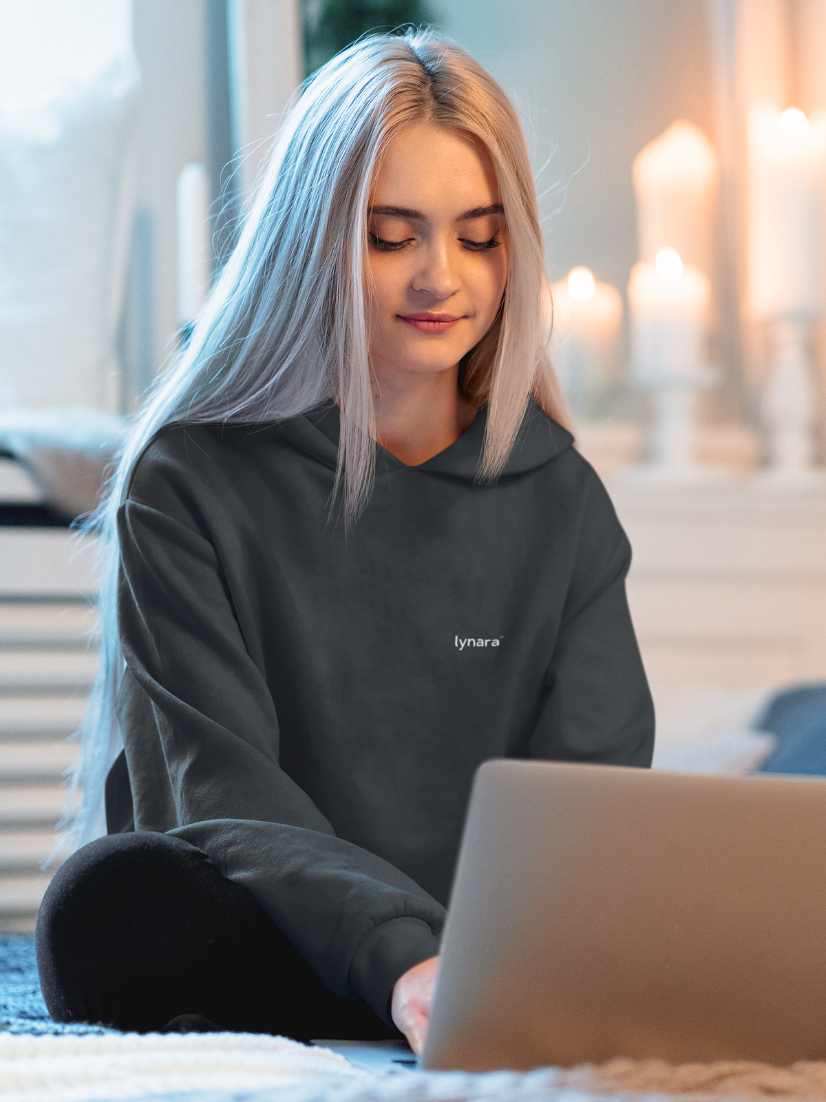 Head in Light Hoodie